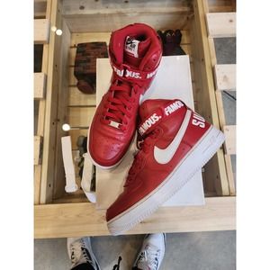 Supreme Nikeair force 1 hi Red size 10.5